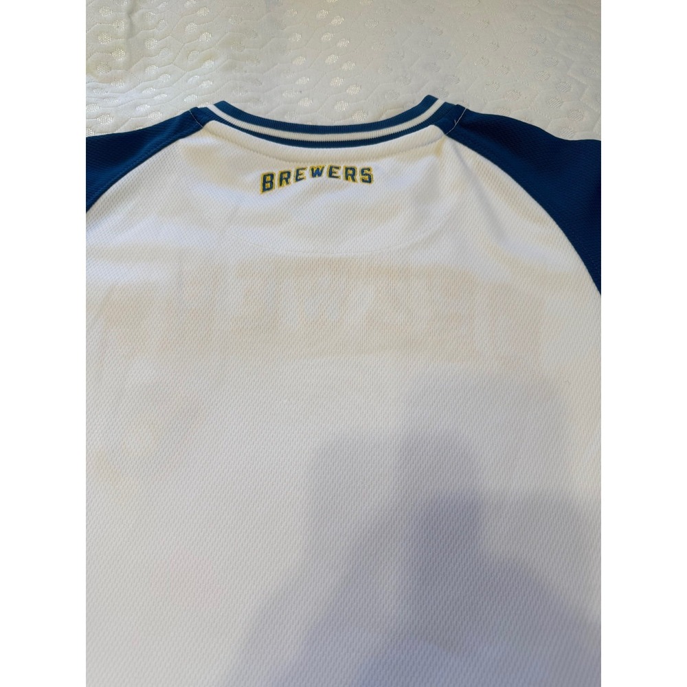 Milwaukee Brewers‎ Baseball Jersey Cooperstown Collection MLB Merchandise Large - Picture 3 of 4